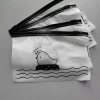 Cartoon chicken zipper bag, waterproof storage bag, hair cord accessory, self-sealing bag, plastic dust-proof transparent frosted packaging bag details Picture